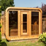 Knotty Red Cedar Luna Sauna – 8’x6′