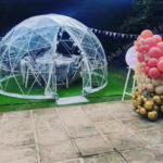 Luxury Transparent Garden Igloo Dome Tent for Outdoor Restaurants and Gatherings