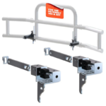 Front Bumper Guard Mounting Brackets for Peterbilt 386 / 587 (2006–2012) – Heavy-Duty Galvanized Grille Guard Brackets Kit (Brackets Only)