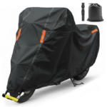 91" Heavy-Duty Motorcycle Cover – 250G Waterproof PVC with Cotton Lining, All-Weather Protection for Cruisers & Sport Bikes