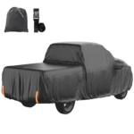 Heavy-Duty Waterproof Truck Cover with Cotton Lining – 250G PVC All-Weather Protection, UV-Resistant, Windproof with Straps & Mirror Pockets